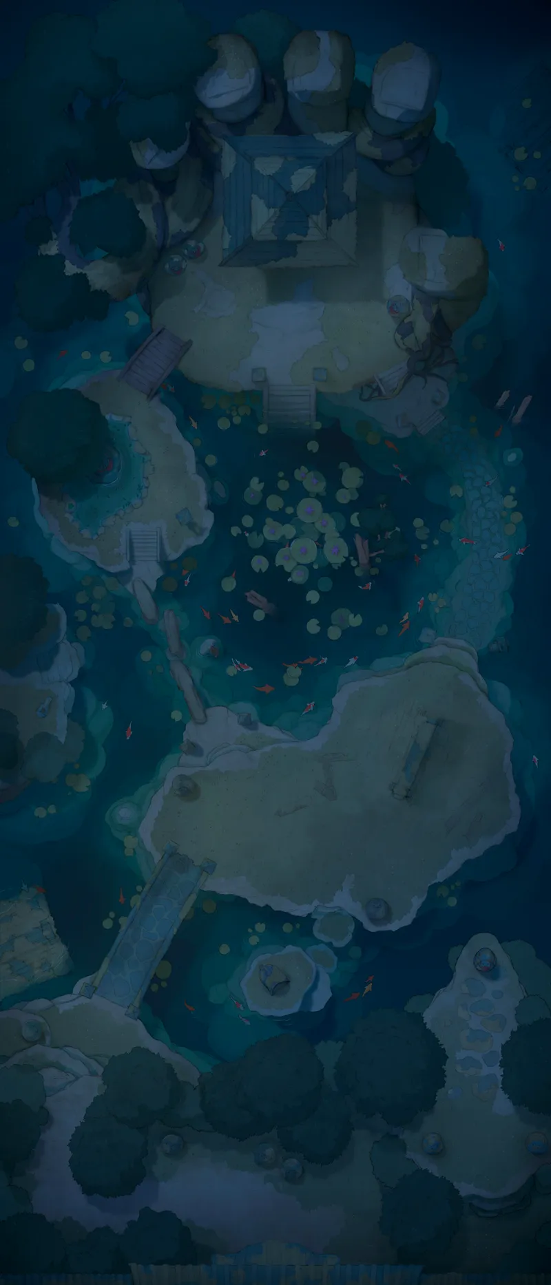 Zen Monastery map, Original No Lights Night variant thumbnail