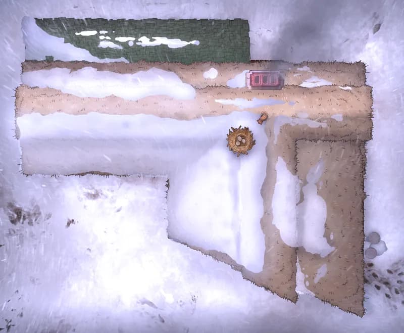 City Streets map, Jarva's Taxidermy Parlour Roof Day Snow variant thumbnail