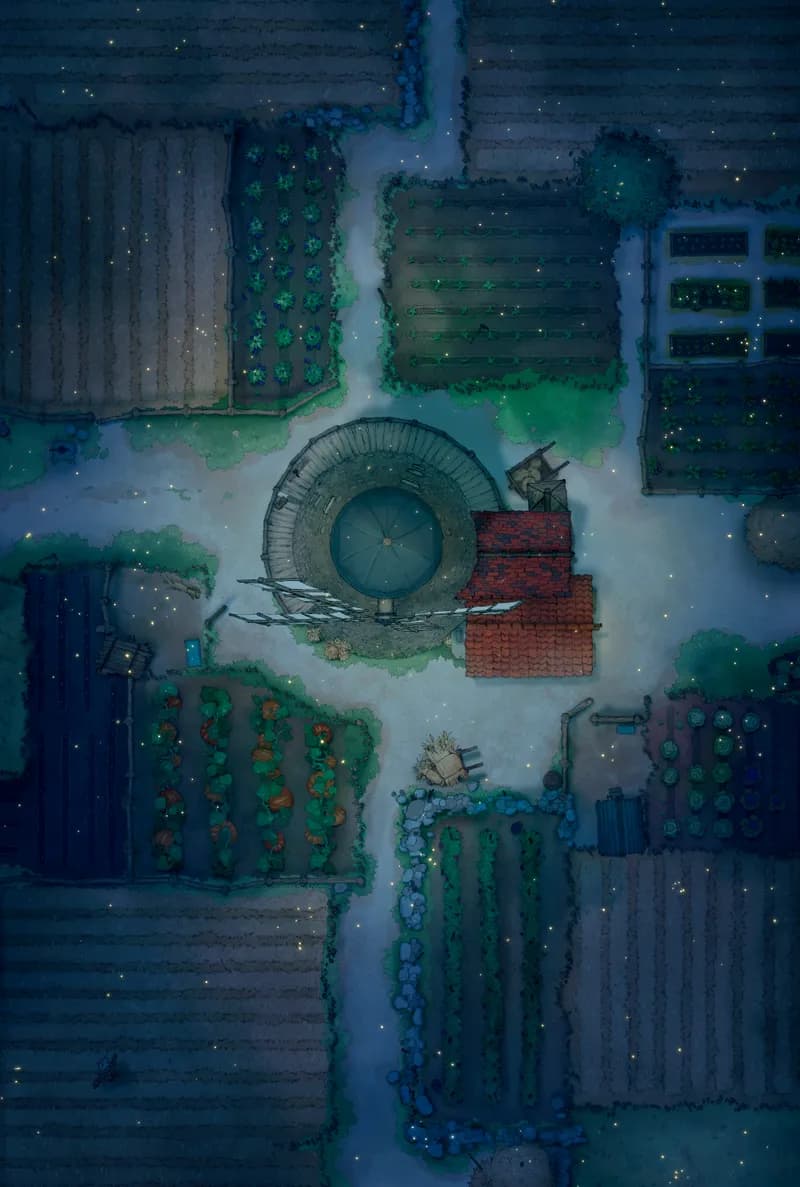 Windmill Farm map, Firefly Night variant