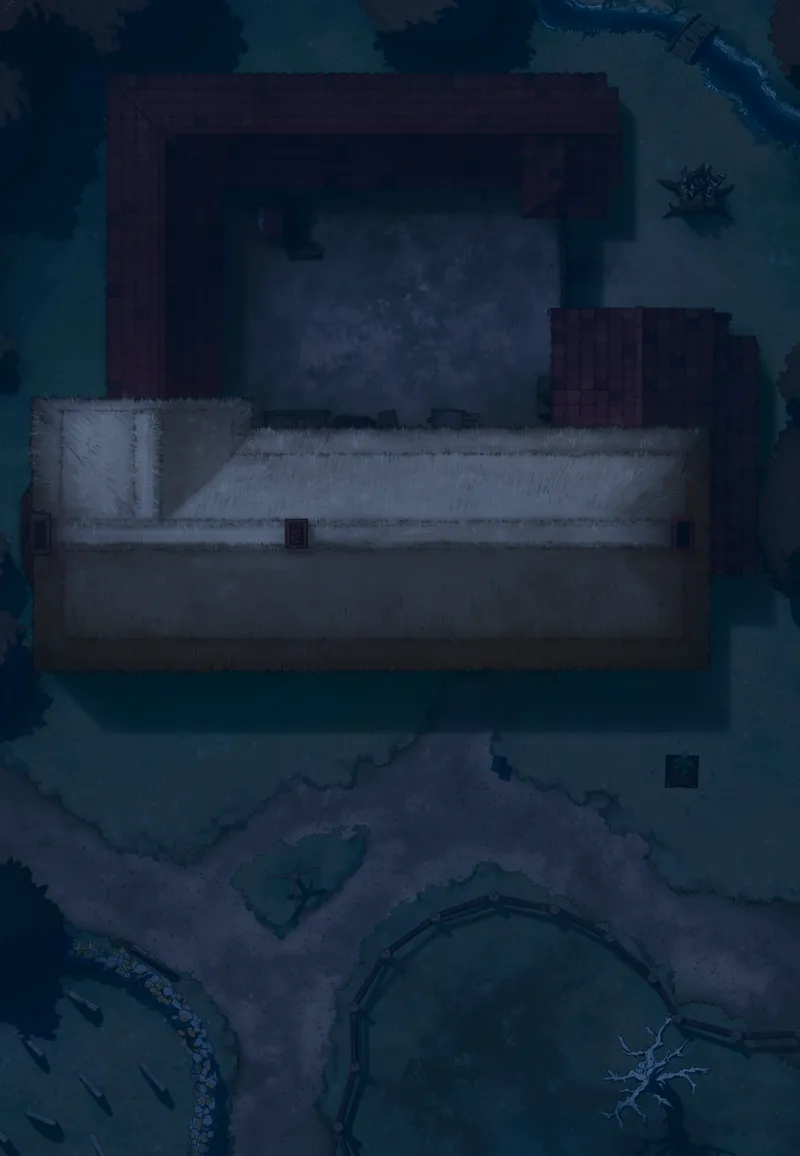 Ages of the Vale: Coaching House map, Roof Mysterious Ghost variant thumbnail