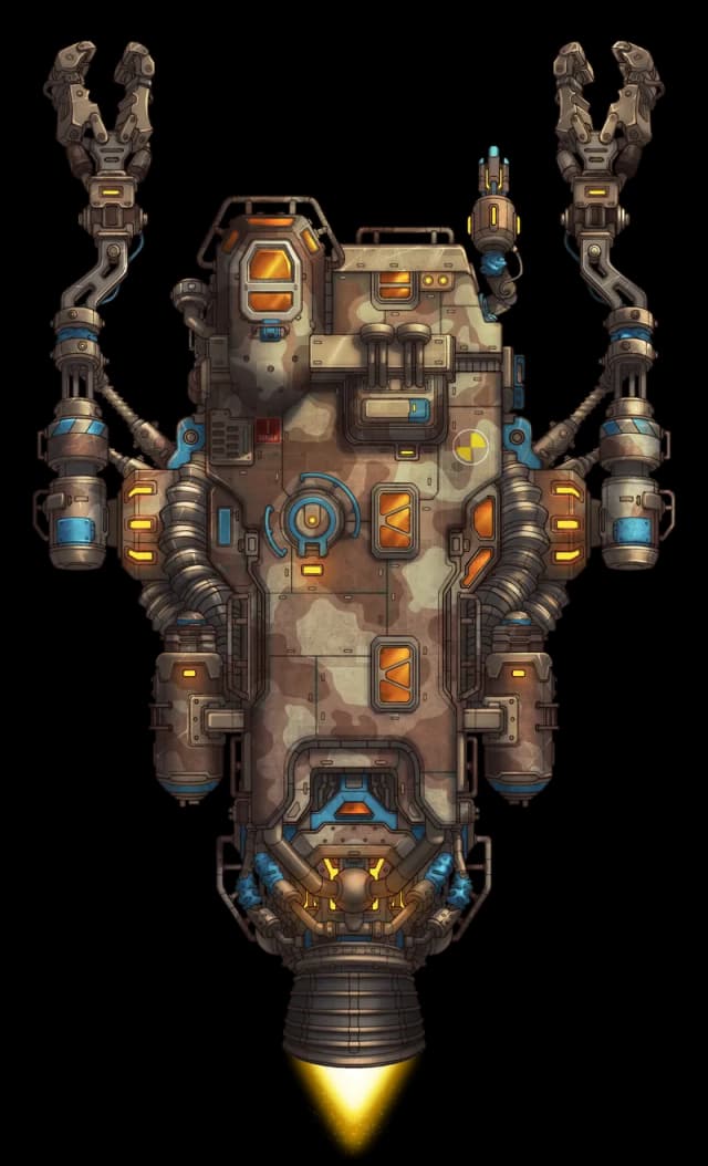 Tenrec Digger map, Desert Camo Exterior variant