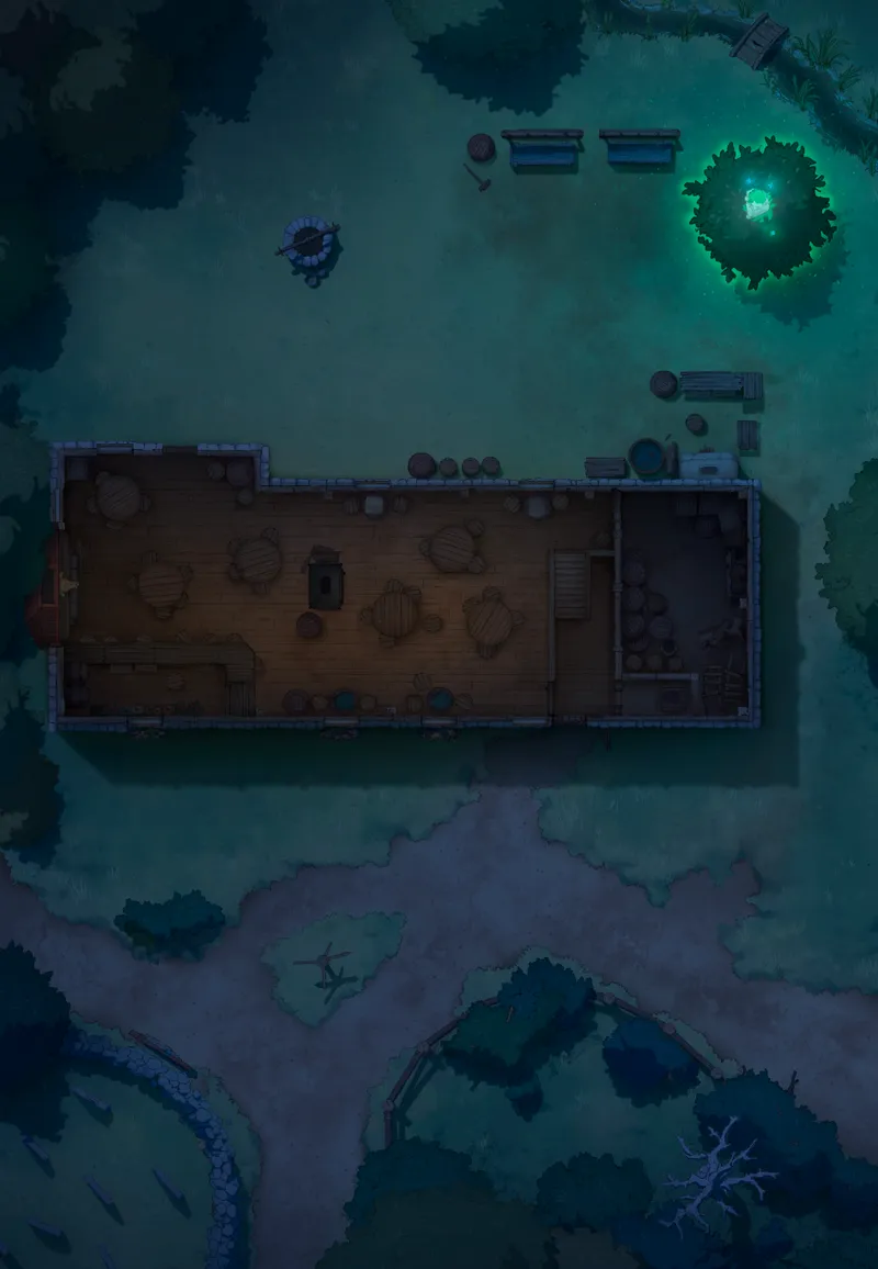 Ages of the Vale: Inn map, Indoors Dryad Sighting variant thumbnail