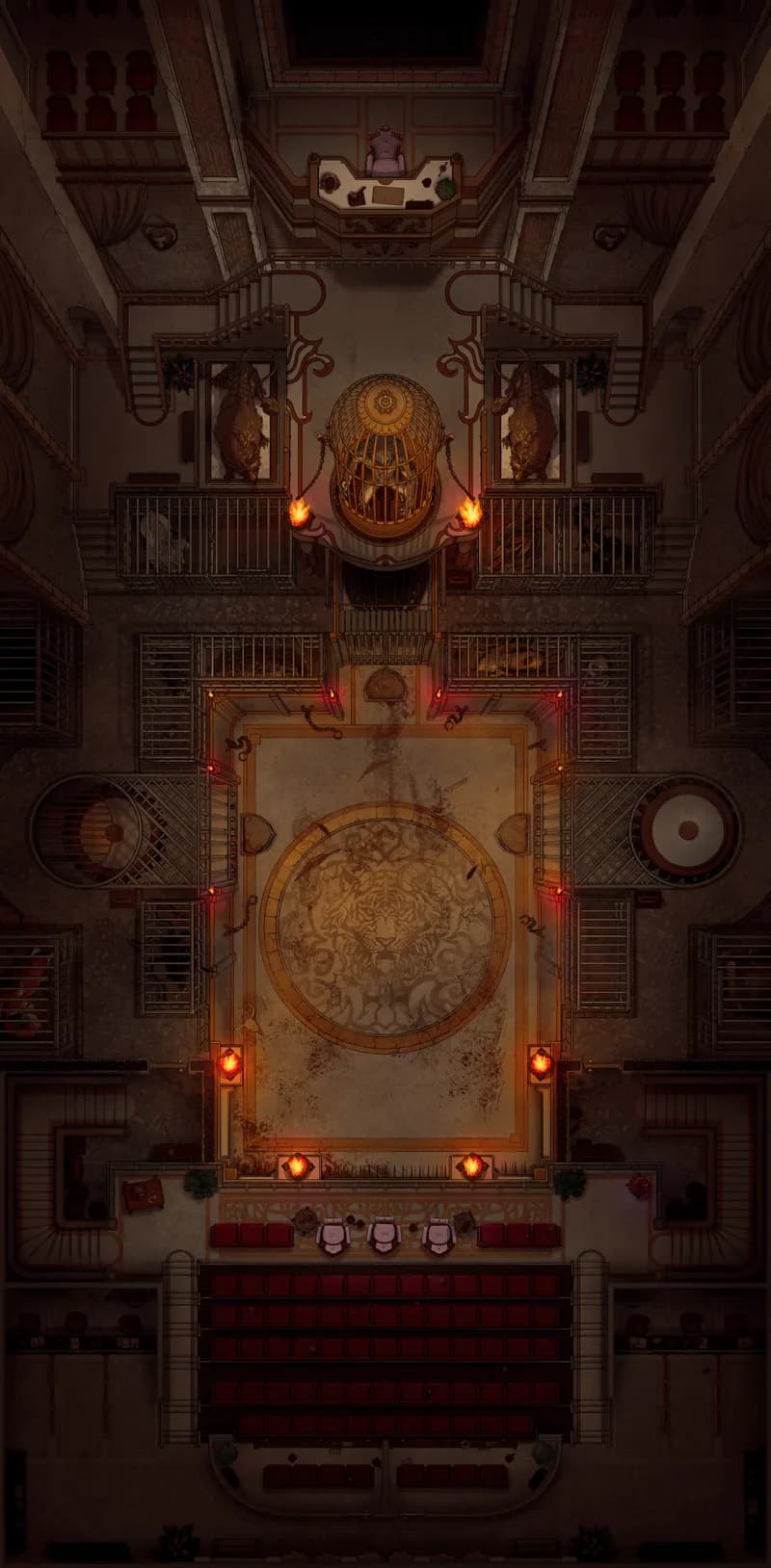 Monster Fighting Pit map, Opulent Night variant thumbnail