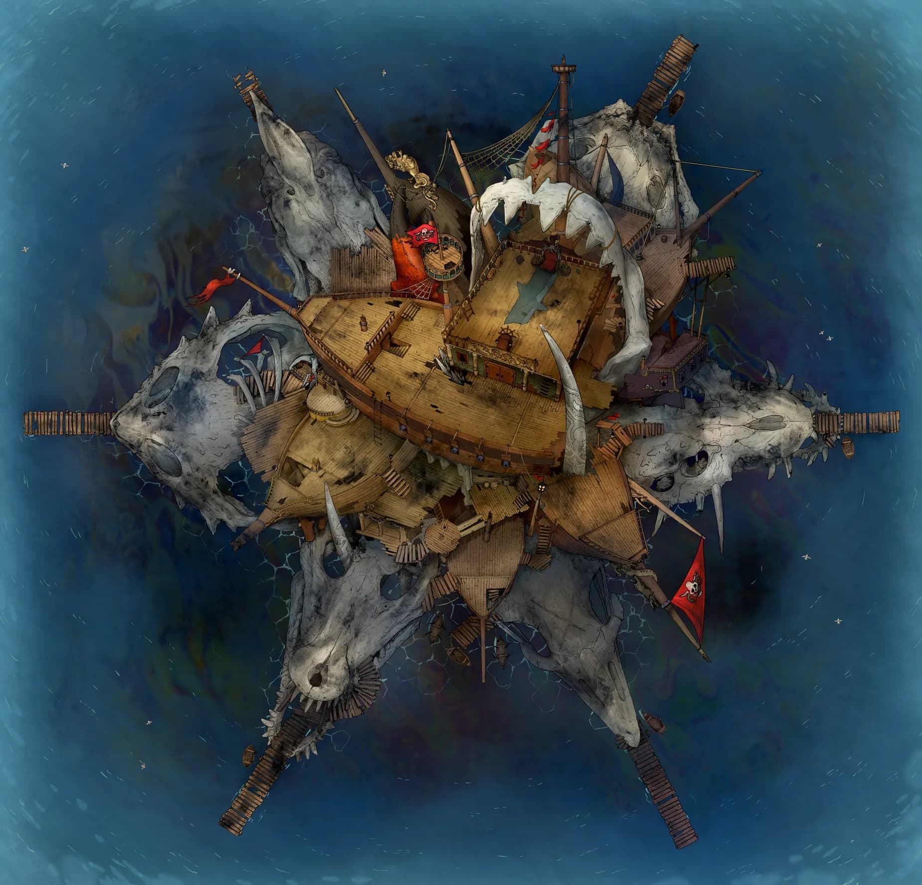 Pirate Lord's Lair map, Oil Rig variant thumbnail