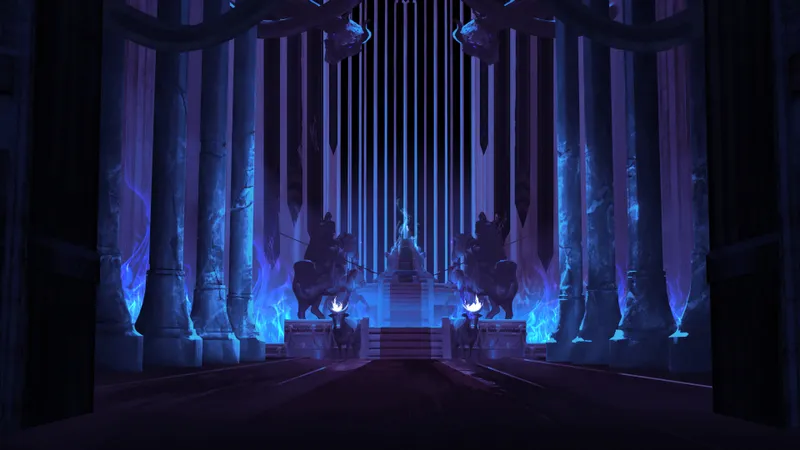 Royal Throne Room map, Underworld variant