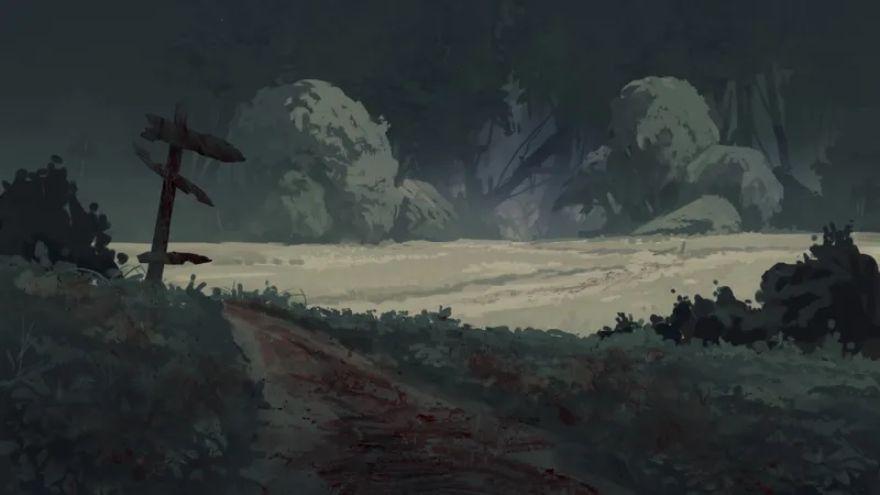 Dark Woods Edge map, Blood Trail variant