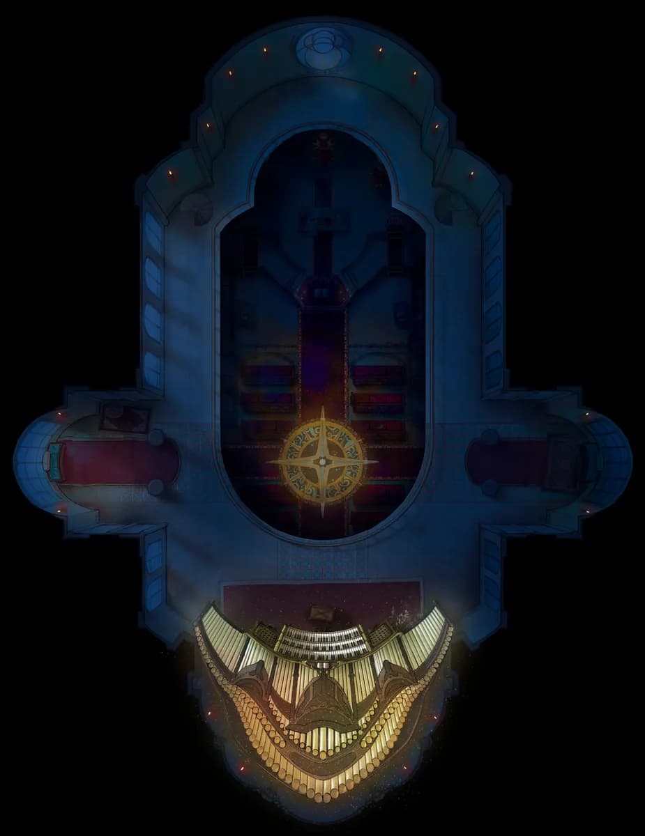 Solar Cathedral map, Invocation Top Floor variant thumbnail