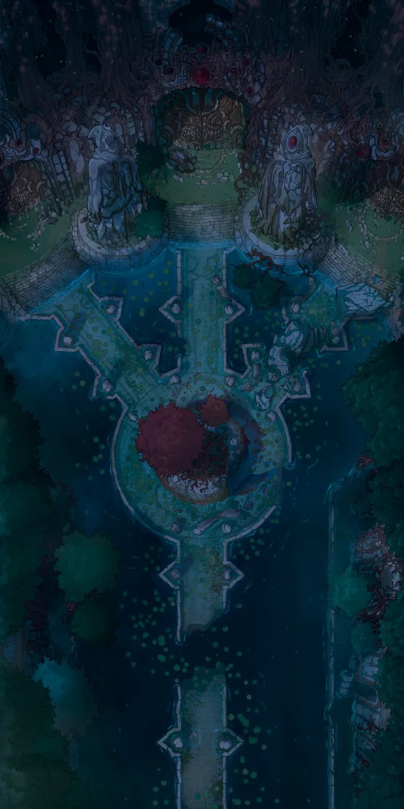 Flooded Fey Ruins map, Original Night variant thumbnail
