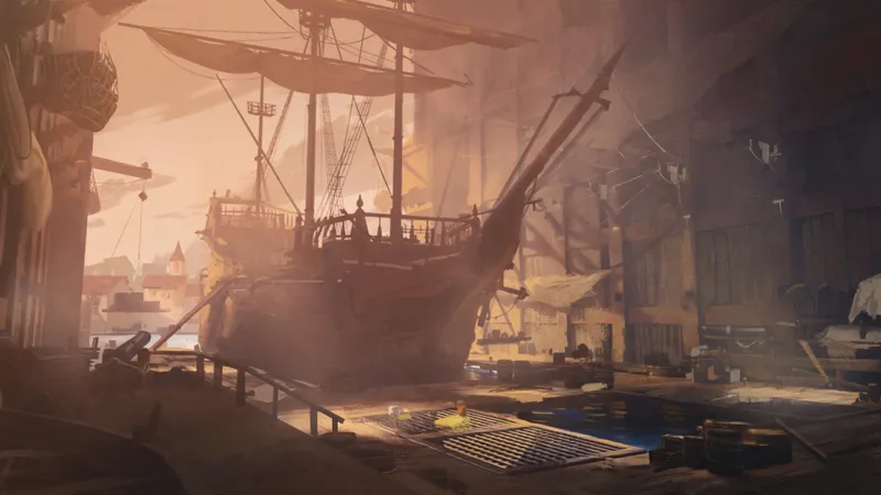 Secret Sailor Lair map, Sunset variant