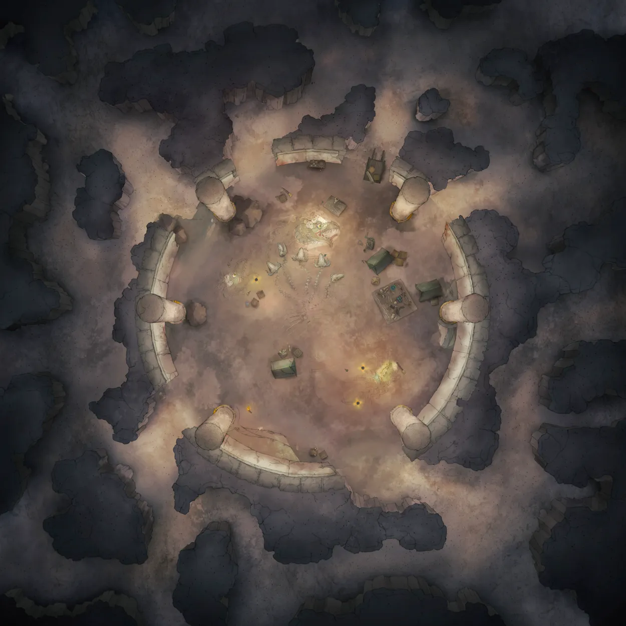 Ancient Hydra Lair map, Archaeological Dig Hydra variant thumbnail