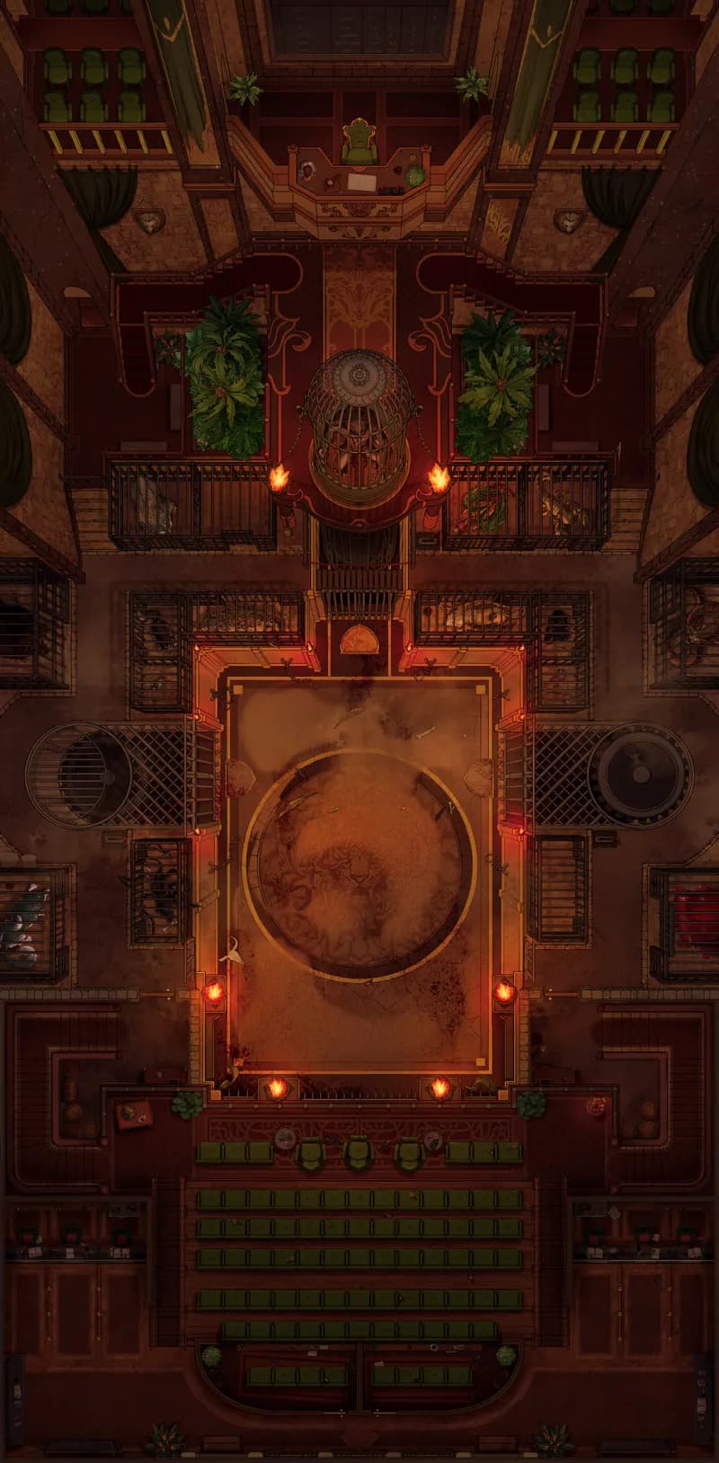 Monster Fighting Pit map, Desert Night variant thumbnail