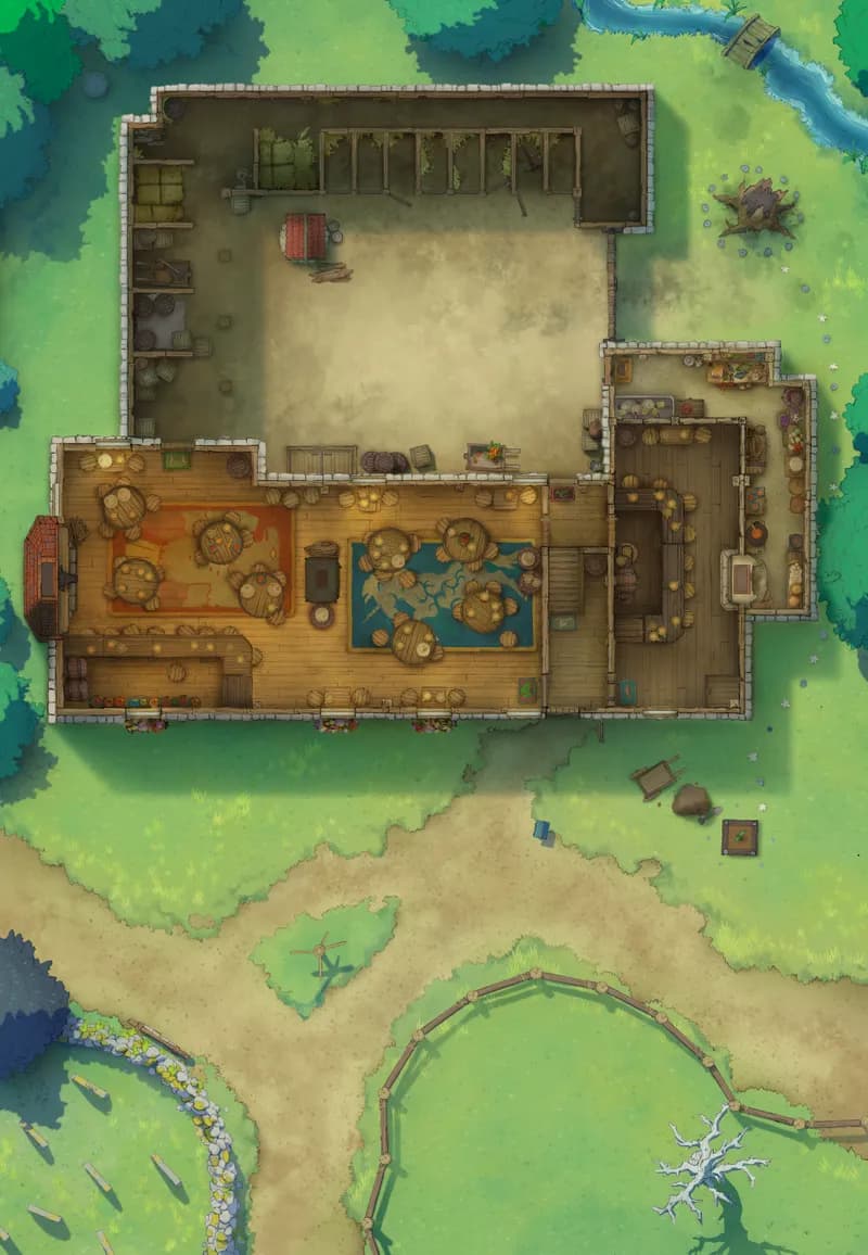 Ages of the Vale: Coaching House map, Indoors Dryad Ceremony variant thumbnail