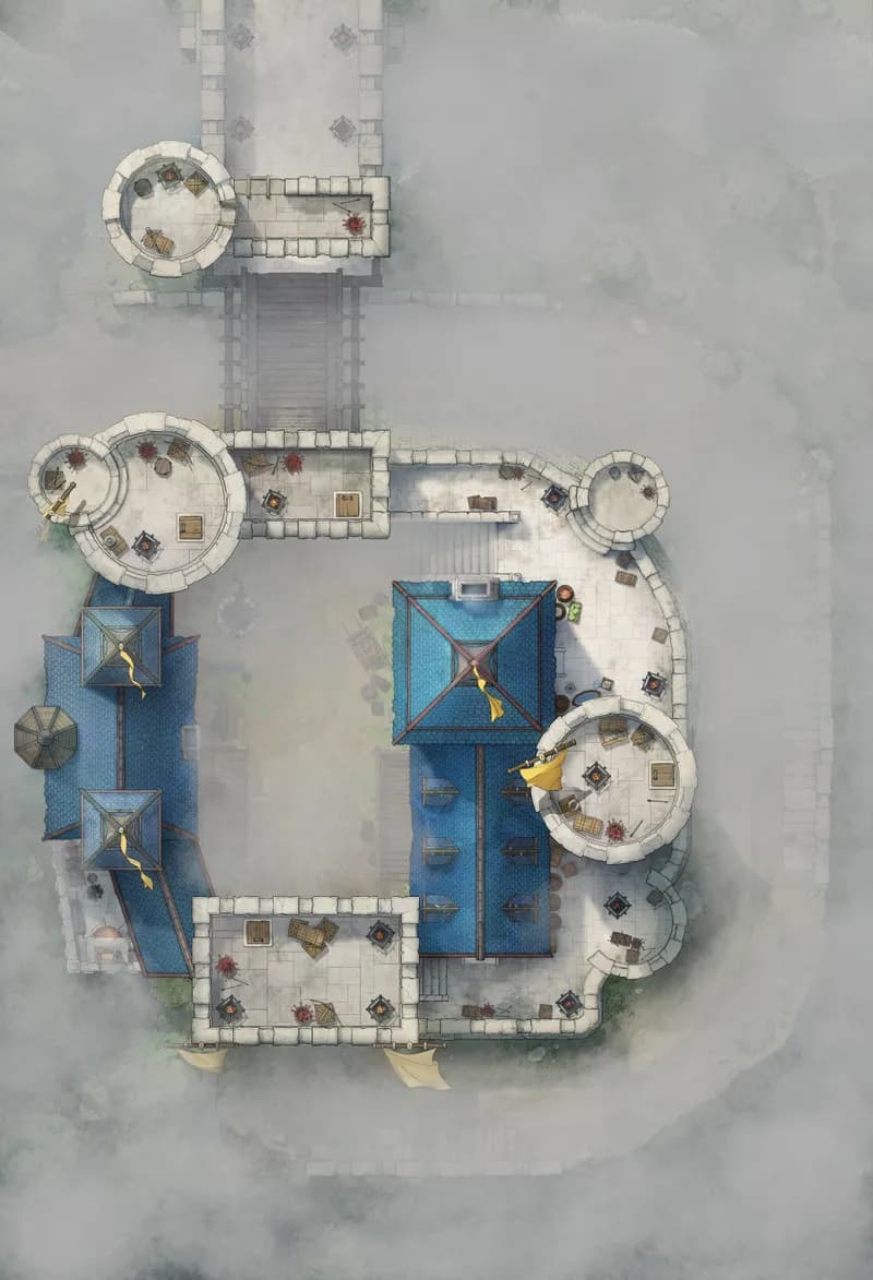 Riverwood Toll Castle map, Rising Fog 4 variant thumbnail