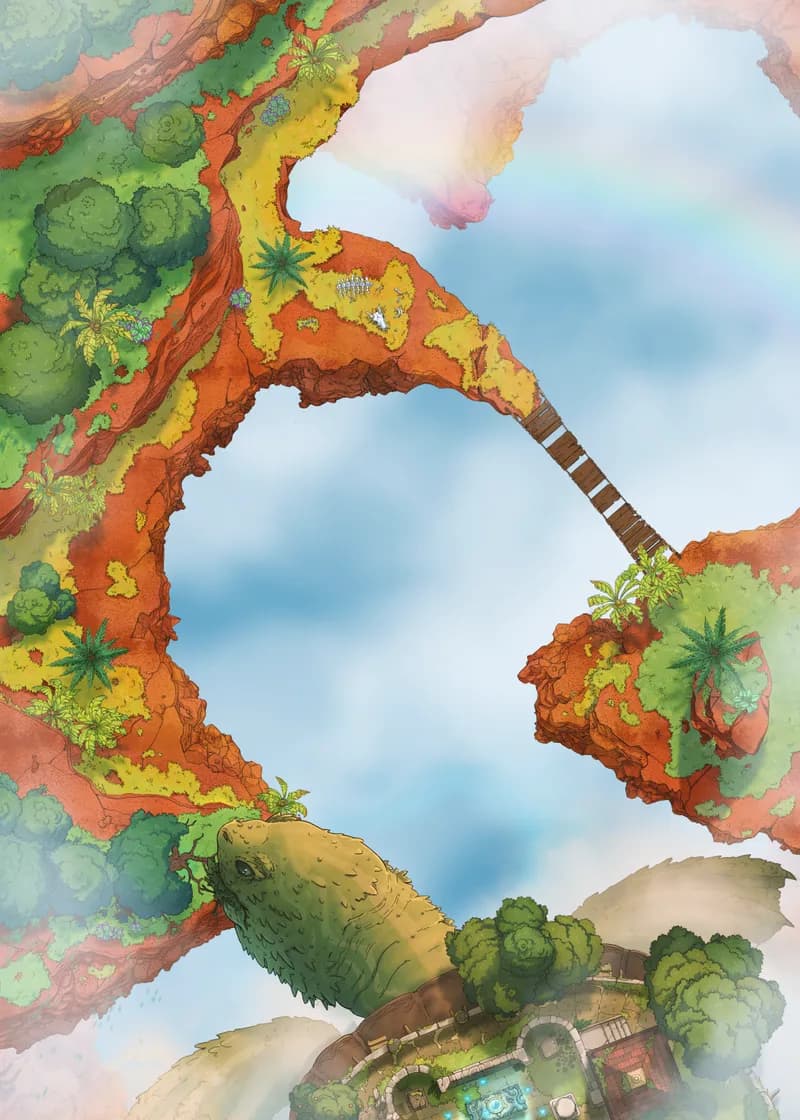 Beachside Cliff map, Sky Guardian Day variant thumbnail
