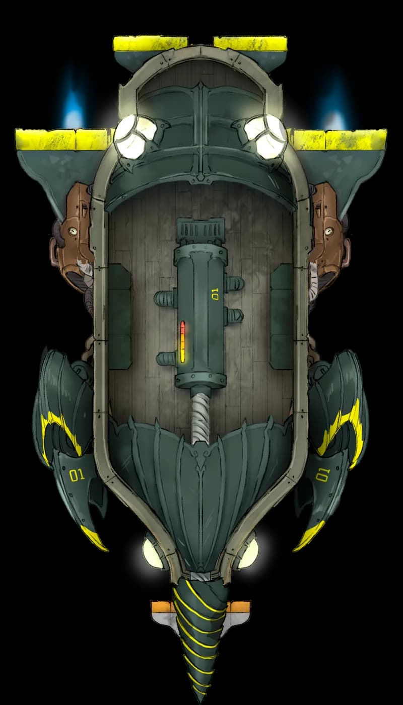 Airships! Pt. 3 map, Jet Engine Tunneler variant thumbnail