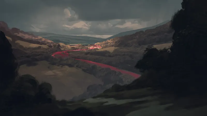 Adventurer's Guildhall map, Natural Blood River variant