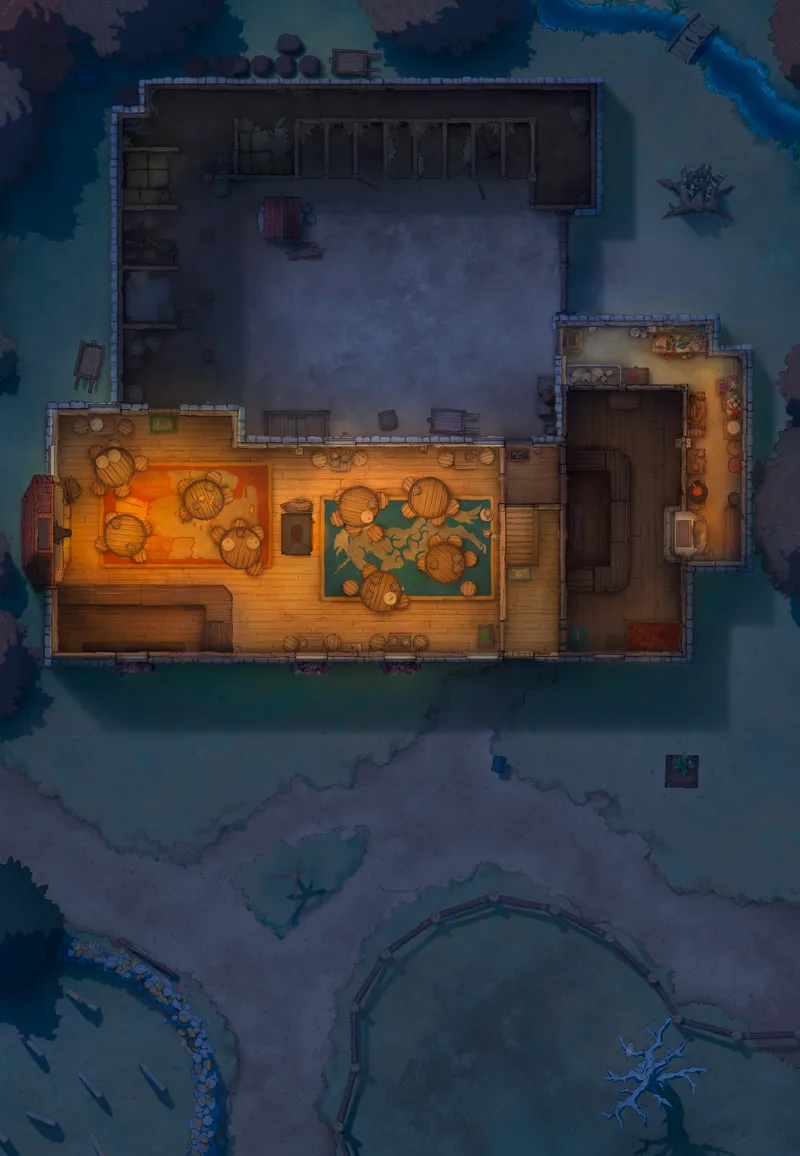 Ages of the Vale: Coaching House map, Indoors Prohibition Night variant thumbnail