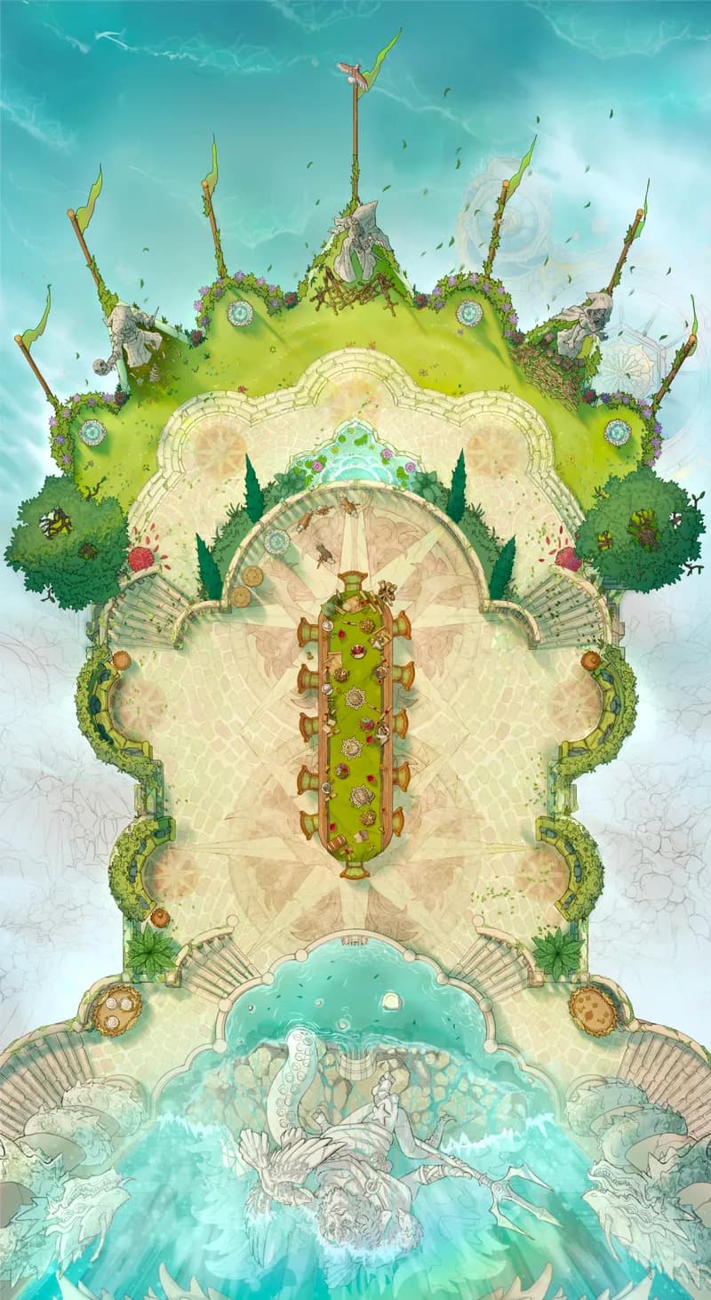 War Room Exterior map, Green Banners variant thumbnail