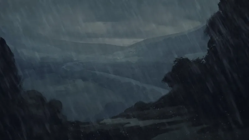 Adventurer's Guildhall map, Natural Rain variant