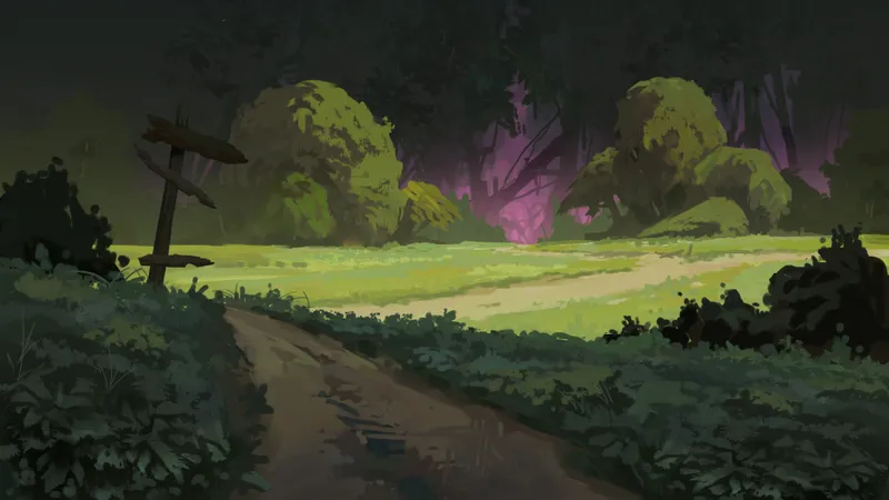 Dark Woods Edge map, Original Day variant