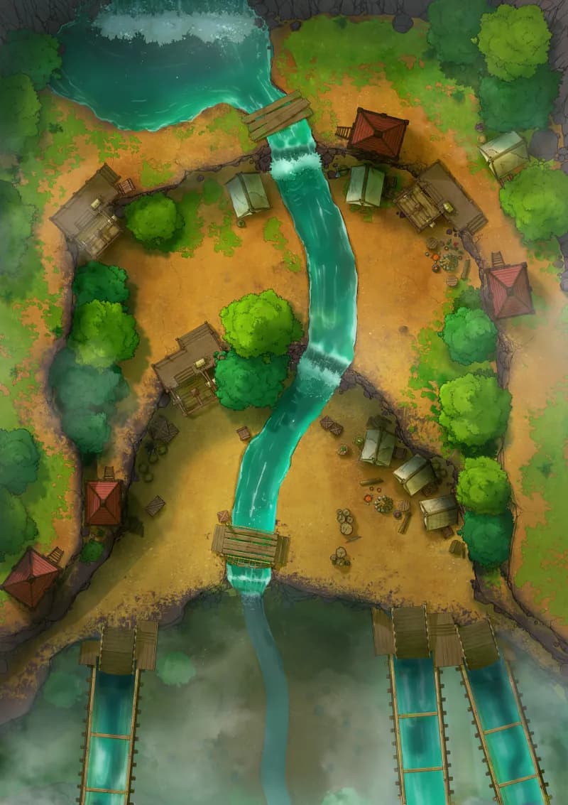 Mountain Logging Camp map, Forest Camp variant thumbnail