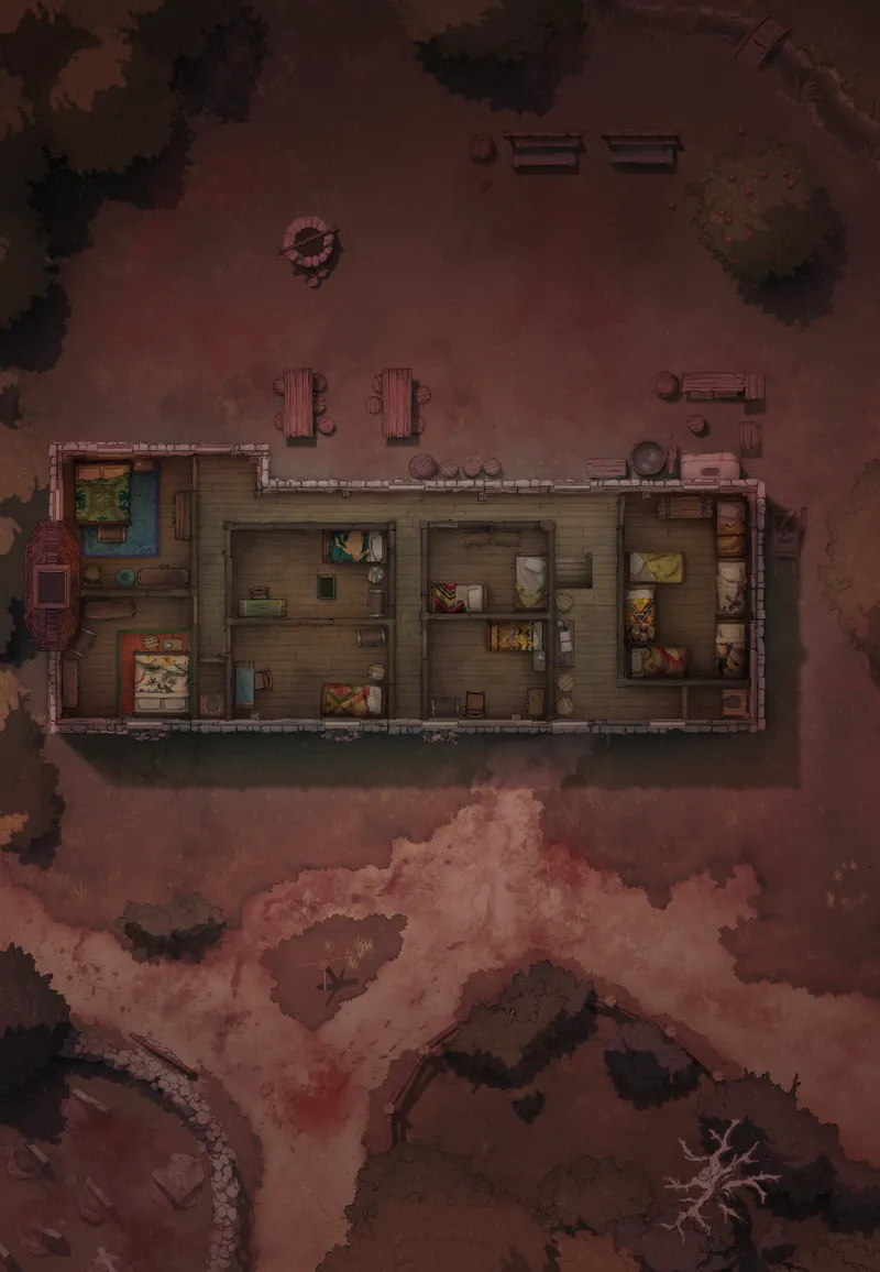 Ages of the Vale: Inn map, Upstairs Undead Rising variant thumbnail