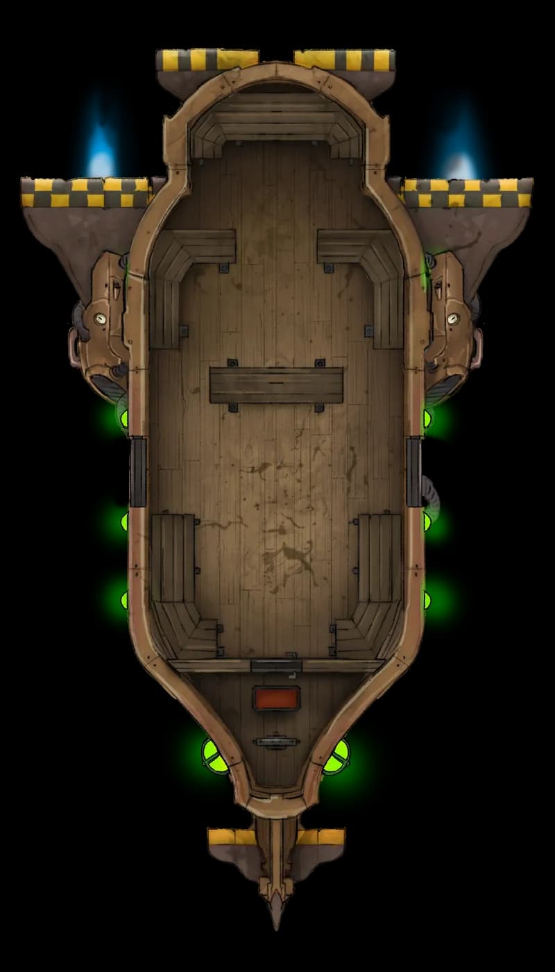Airships! Pt. 3 map, Jet Engine Taxi Green variant thumbnail