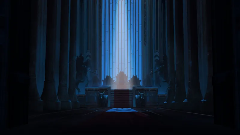 Royal Throne Room map, Tribunal Night variant