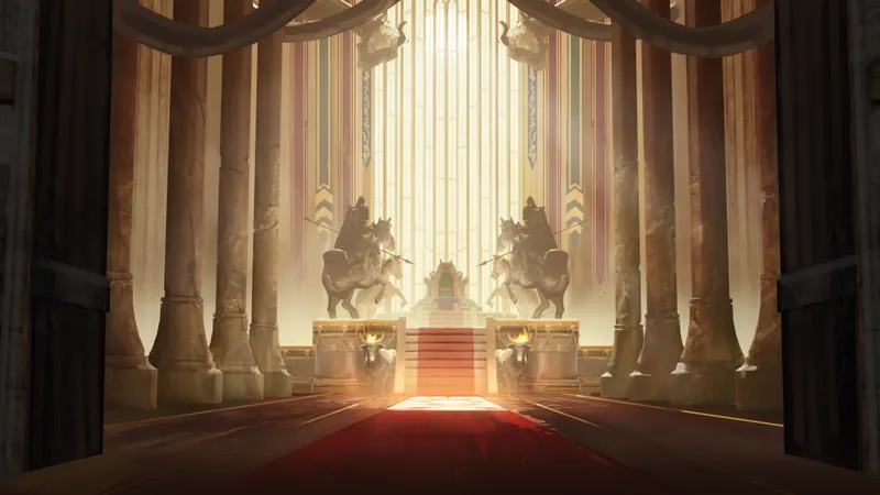 Royal Throne Room map, Original Day variant