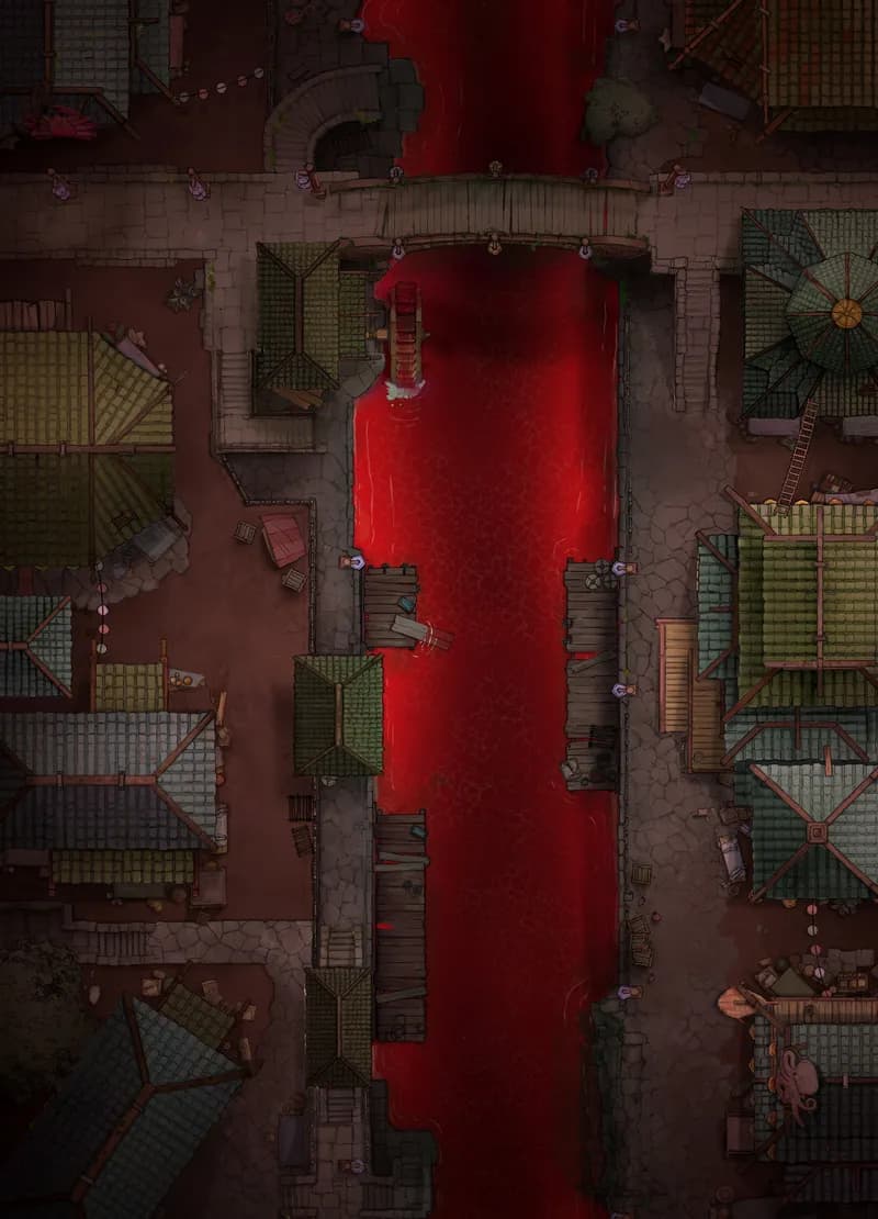 Floating Market map, Blood River variant