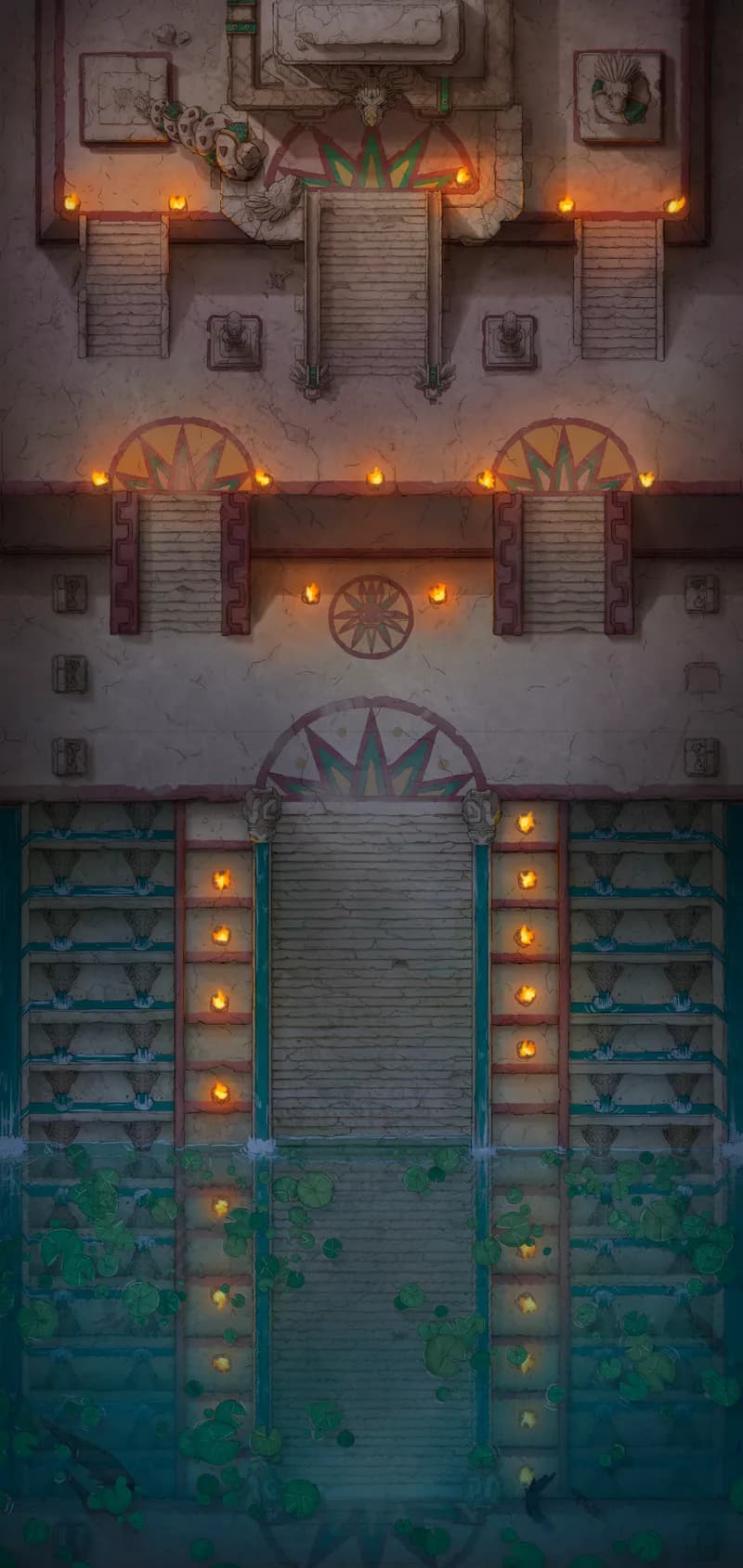 Temple of the Couatl Exterior map, Original Night variant thumbnail