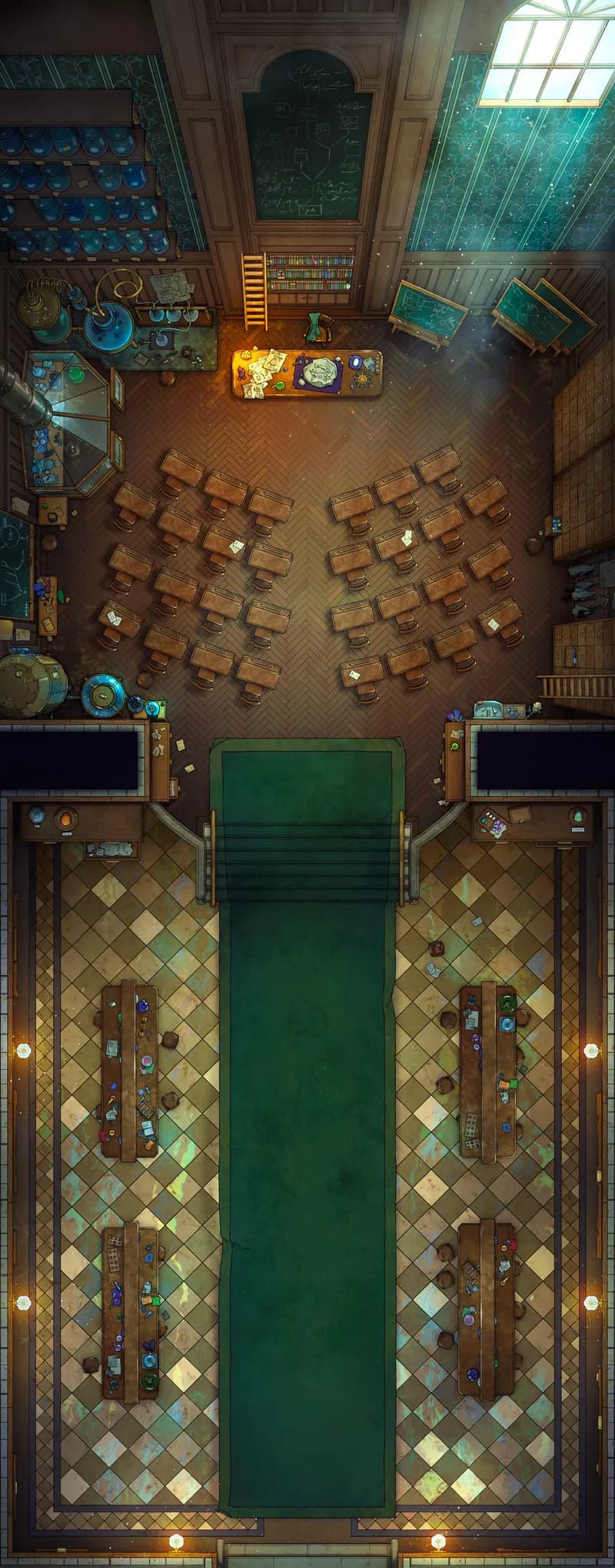 Monster Genealogy Lab map, Classroom Day variant thumbnail