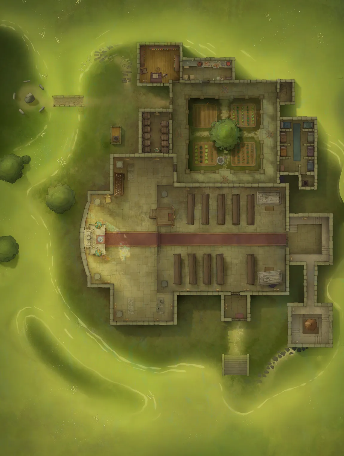 Pseudodragon Lair map, Swamp Day variant thumbnail