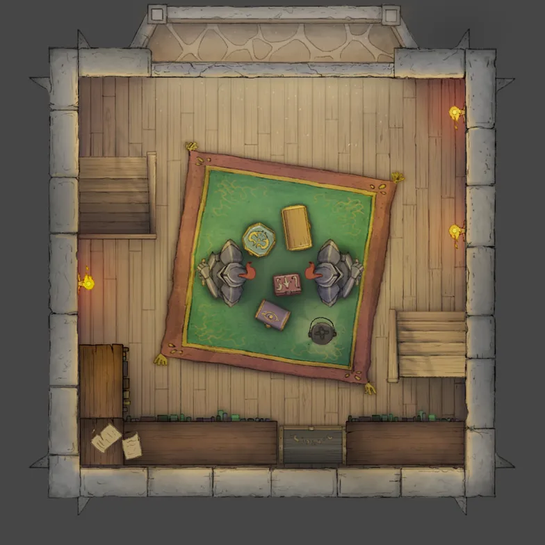 Magic Wizard's Tower map, North Balcony 07 variant thumbnail