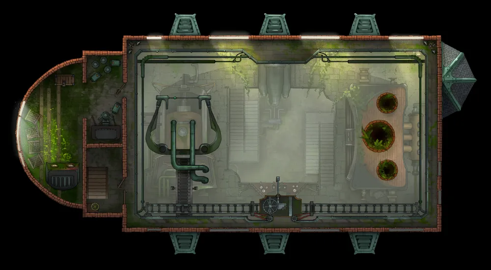 Steam Factory map, Overgrown Floor 3 variant thumbnail