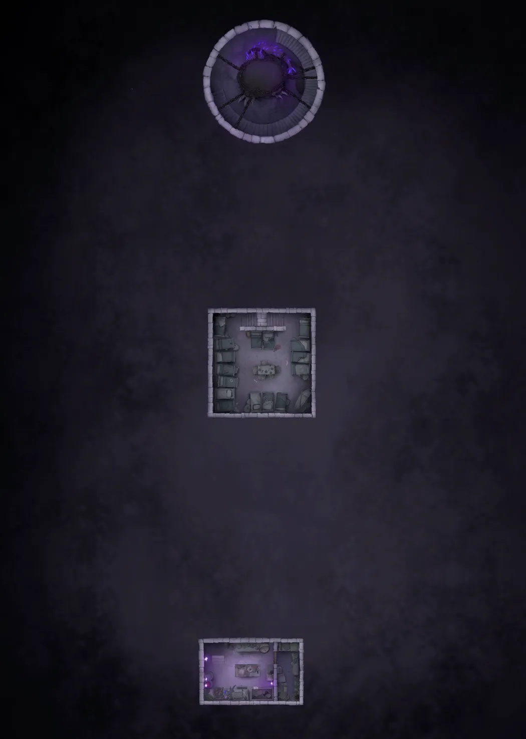Shadowfell Fortress Interior map, Floor B1 variant thumbnail