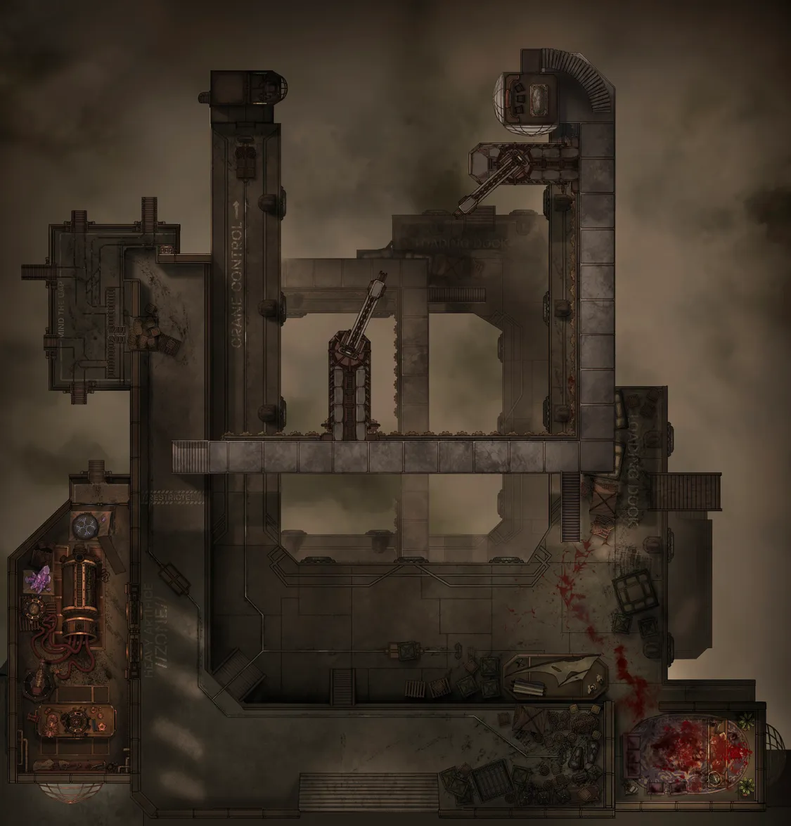 Hangar Bay map, Crime Scene variant thumbnail