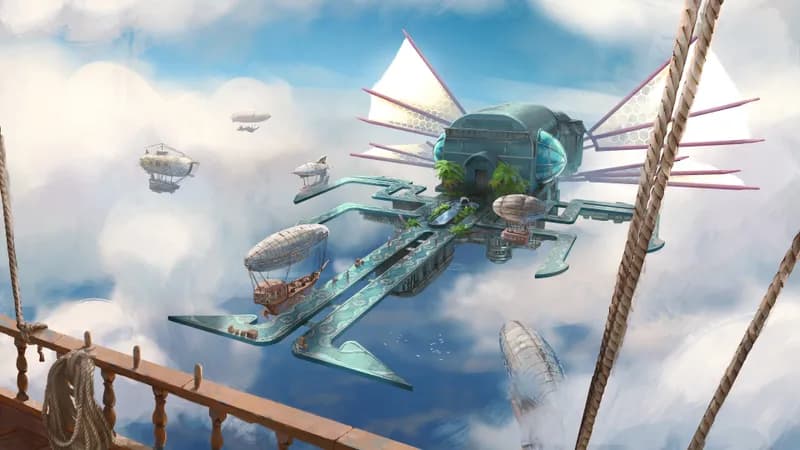 Airship Port map, Silver variant