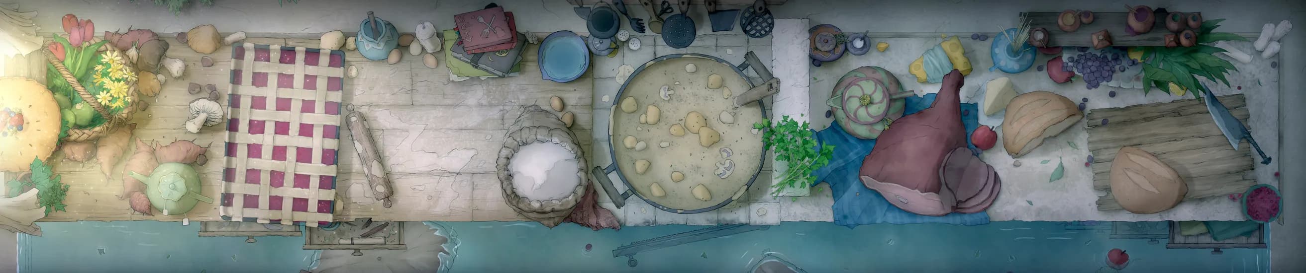 Giant Kitchen map, Flood Day variant thumbnail