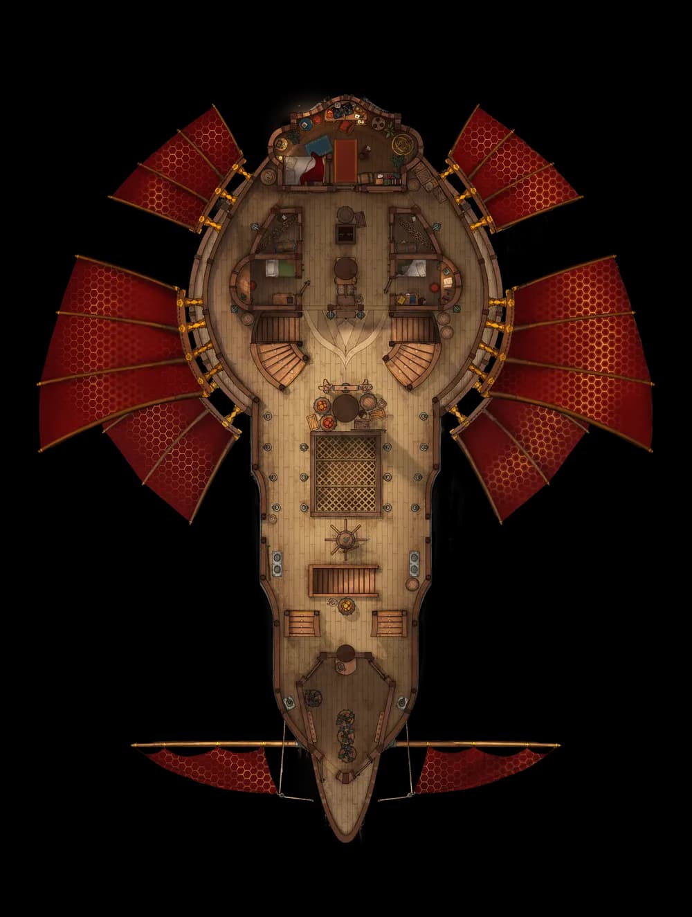 The Crystal Veil map, Solar Sails Level 2 variant thumbnail
