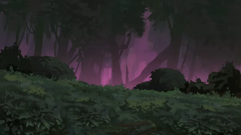 Dark Woods Edge map, Woods Entrance Day variant