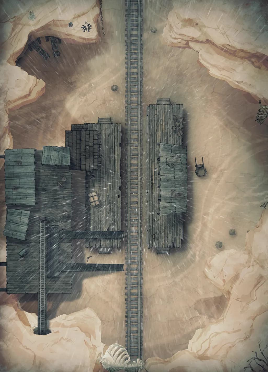 Desert Canyon map, Rain Mine variant thumbnail