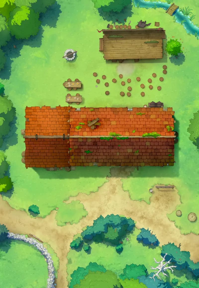 Ages of the Vale: Tavern map, Roof Stage Day variant thumbnail
