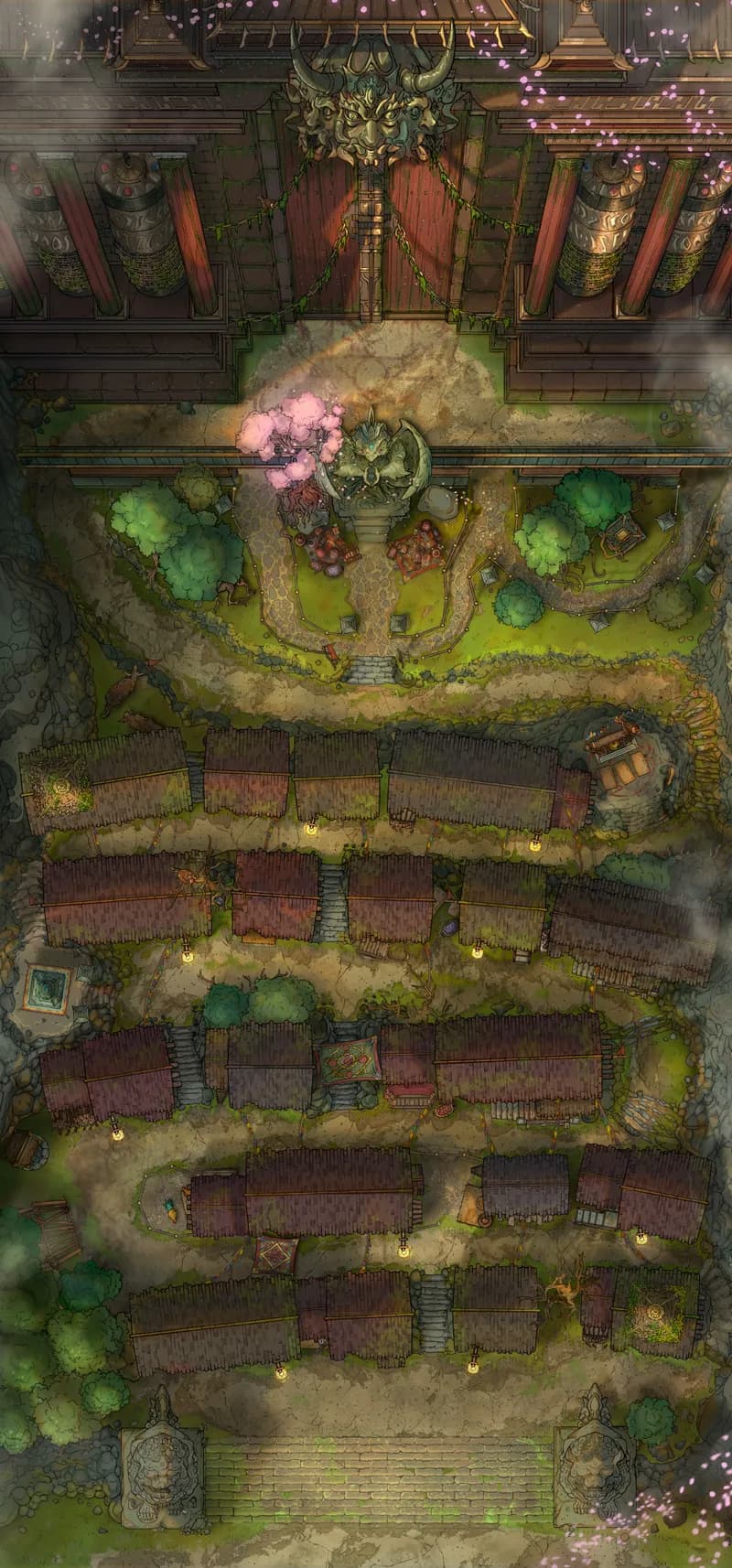 The Forbidden Gates map, Original Day variant