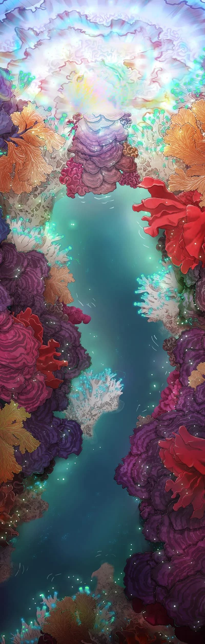 Mycelial Gate map, Flooded variant thumbnail