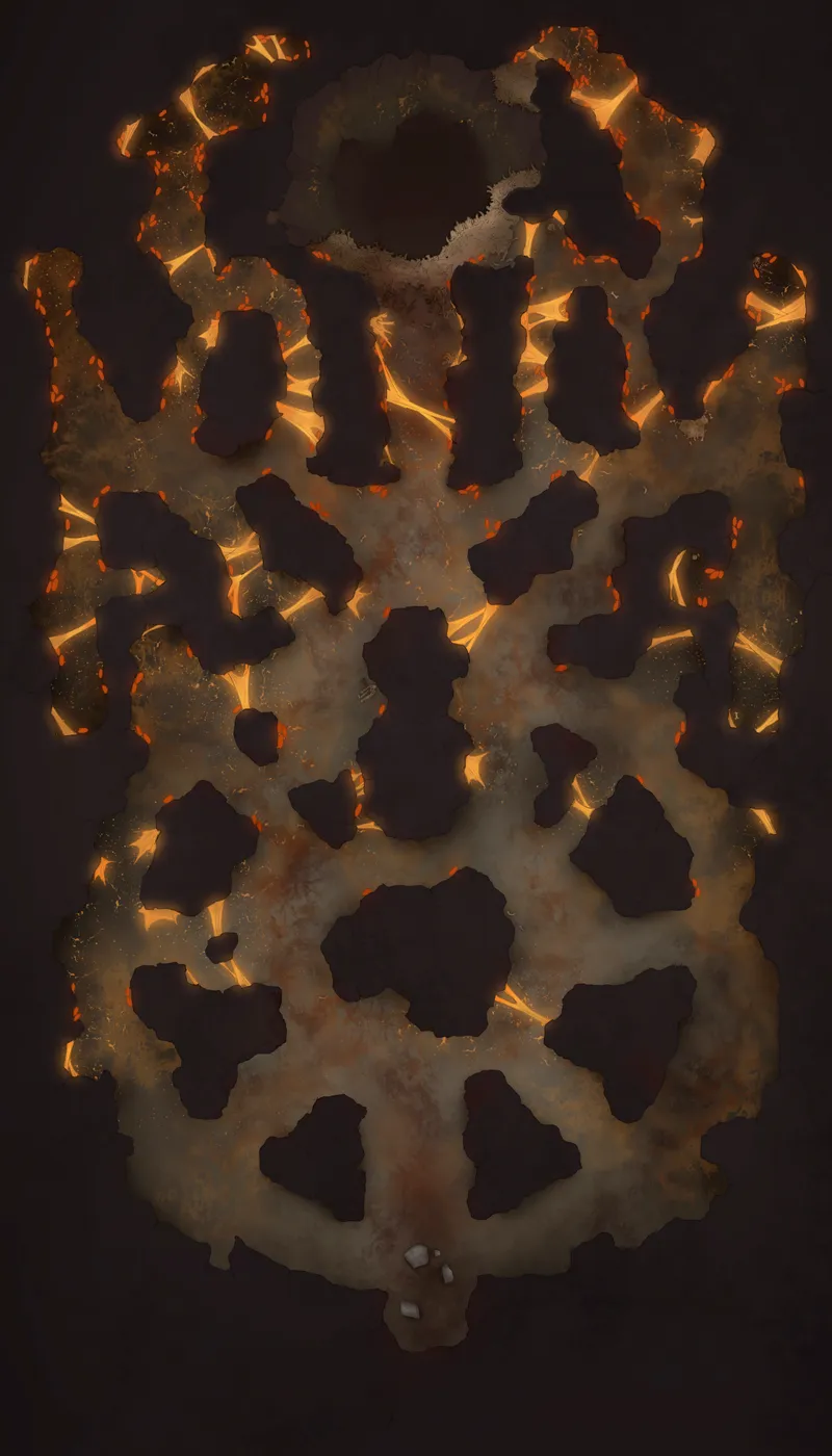Necropolis Dungeon map, Level 4 Hive No Maw variant thumbnail