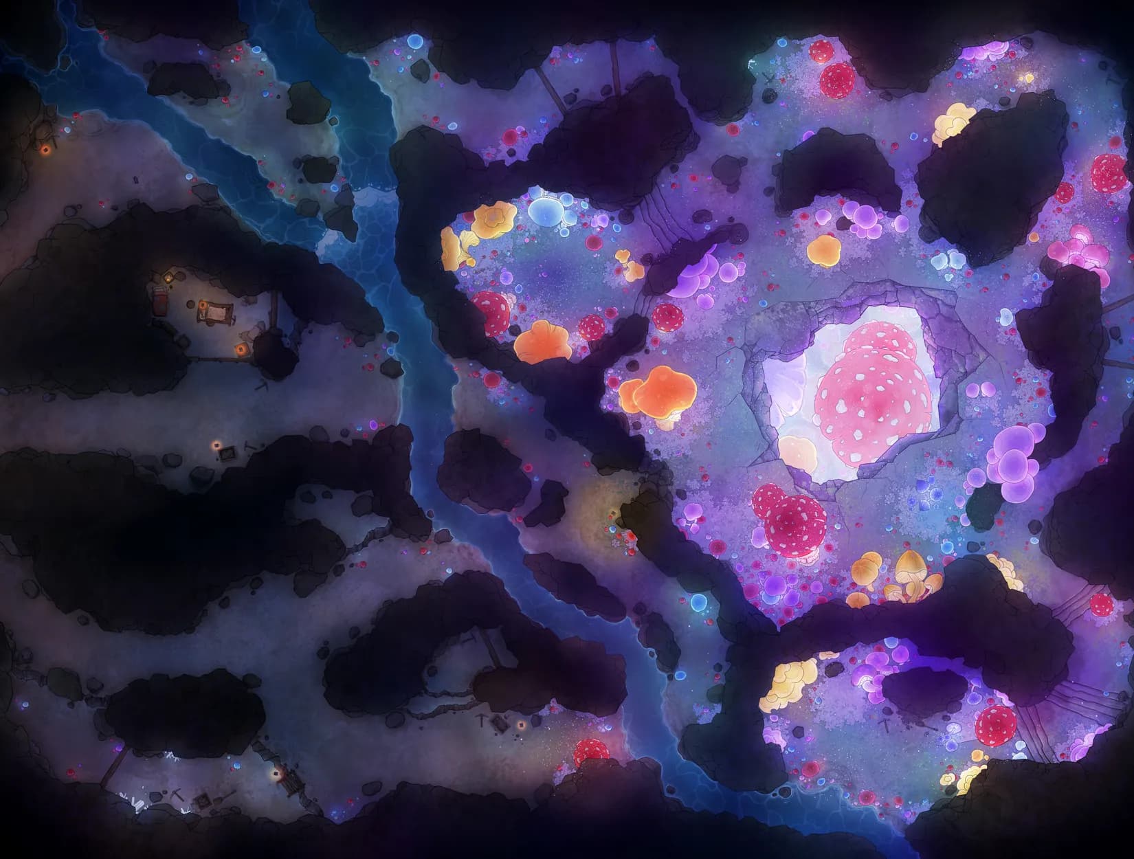 Mushroom Infested Mines map, No Tracks variant thumbnail