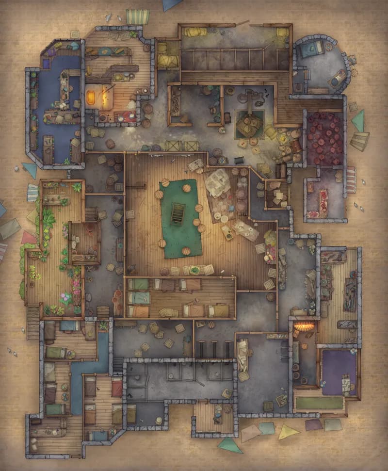 Thieves Guild Hideout map, Rare Creature Day variant thumbnail