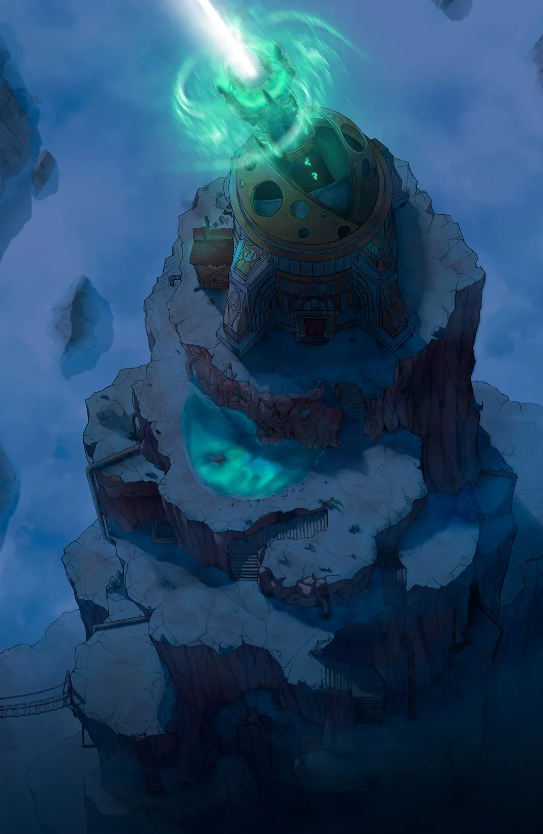 Mountaintop Observatory map, Arcane Cannon Green variant thumbnail
