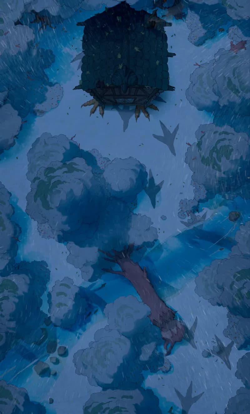 Baba Yaga's Domain map, Snow Night variant thumbnail